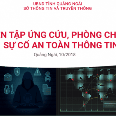 Diễn tập ứng cứu, phòng chống sự cố an toàn thông tin” tỉnh Quảng Ngãi